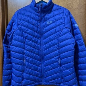 Mountain Hardwear Vibrant Blue Quilted Jacket, Women's XL